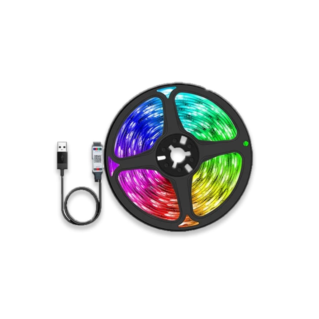 Fita Led Strip Lights Remoto, Rgb App Controle,bluetooth 10m