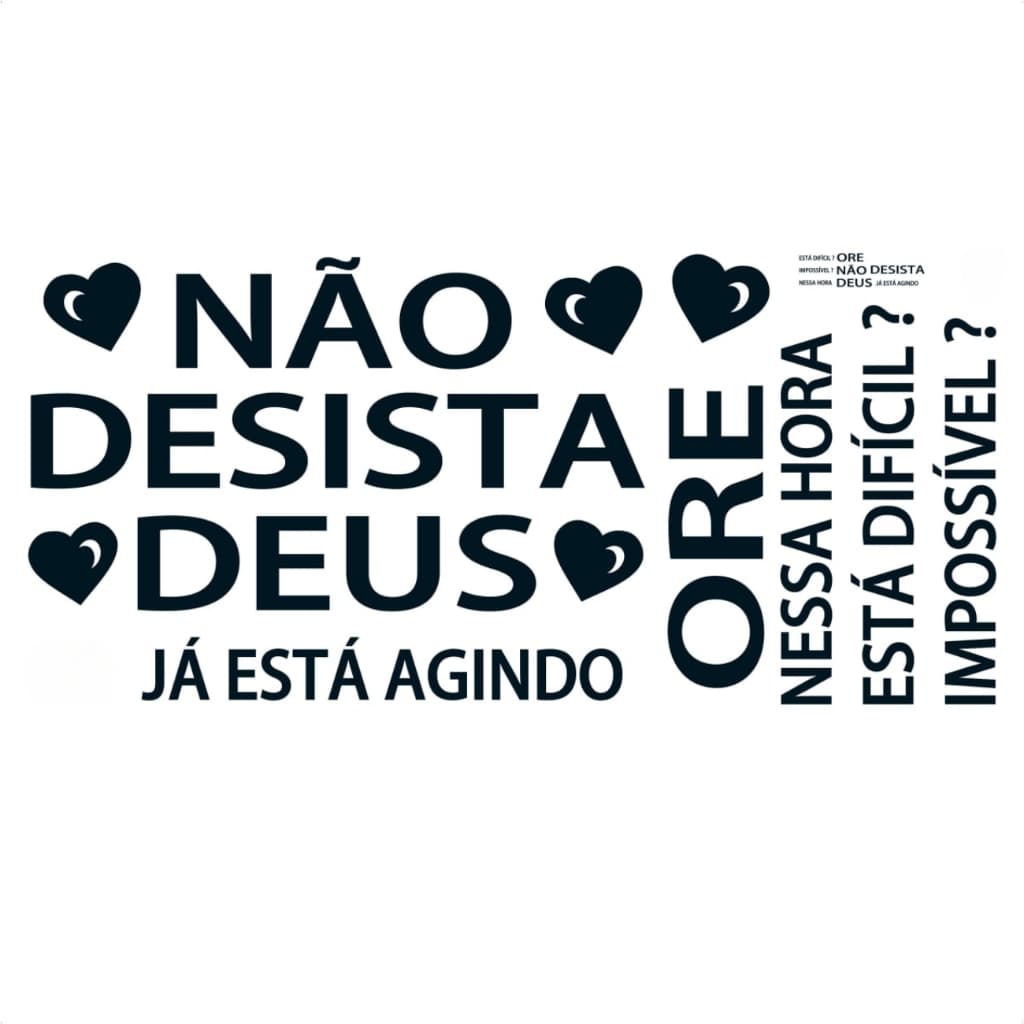 Adesivo Decorativo Parede Sala Quarto Frase Motivacional Corredor Adesivo Decorativo Papel Armário