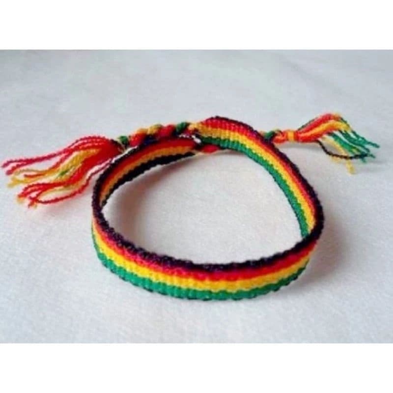 Pulseira de Pano do Reggae Bob Marley Jamaica amizade novo