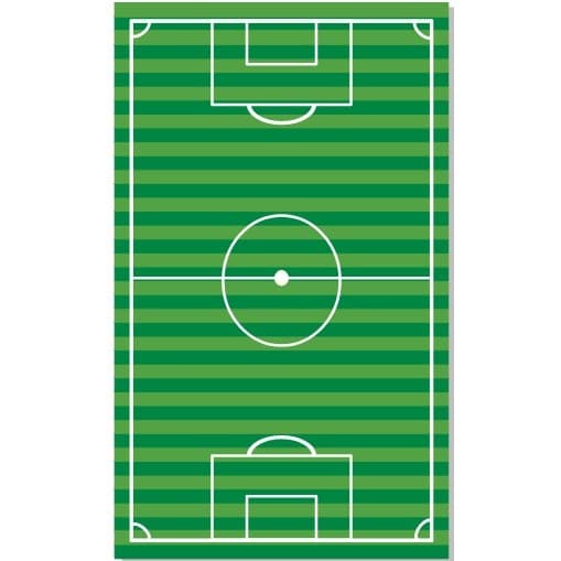 Tapete CAMPO DE FUTEBOL -  Criança 100X200 CM