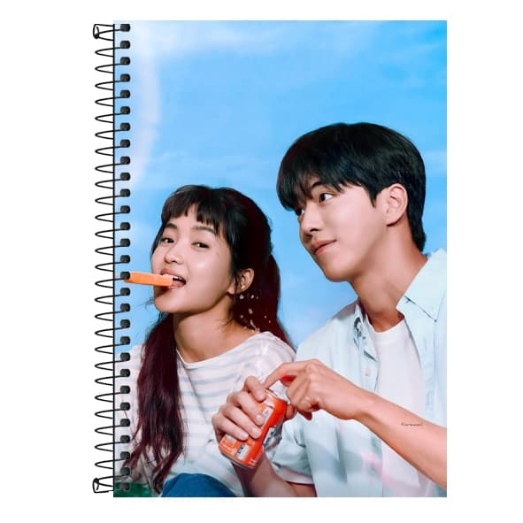 Caderno Personalizado Vinte-cinco, vinte-um DORAMA KDRAMA - 1, 10 e 20 matérias