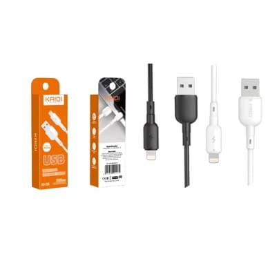 kit 10  6Cabo Usb Kaidi Para Celular iPhone 8 Xr 11 12 13 14 Pro Max kd-28a