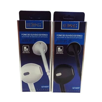 kit 2 Fone de Ouvido LE-0237/le-2038
