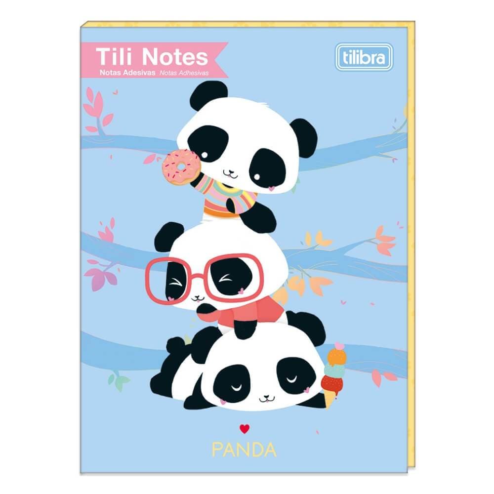 Tili Notes Bloco Adesivo Panda - Tilibra / Papelaria