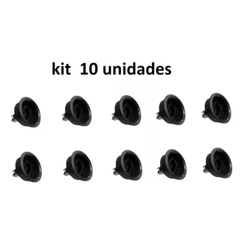 Passa Cabos C/ 1 Tomada De Embutir Full KIT COM 10