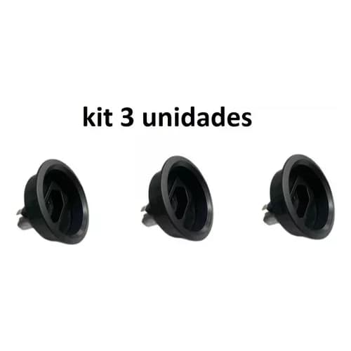 Passa Cabos C/ 1 Tomada De Embutir Full KIT COM 3