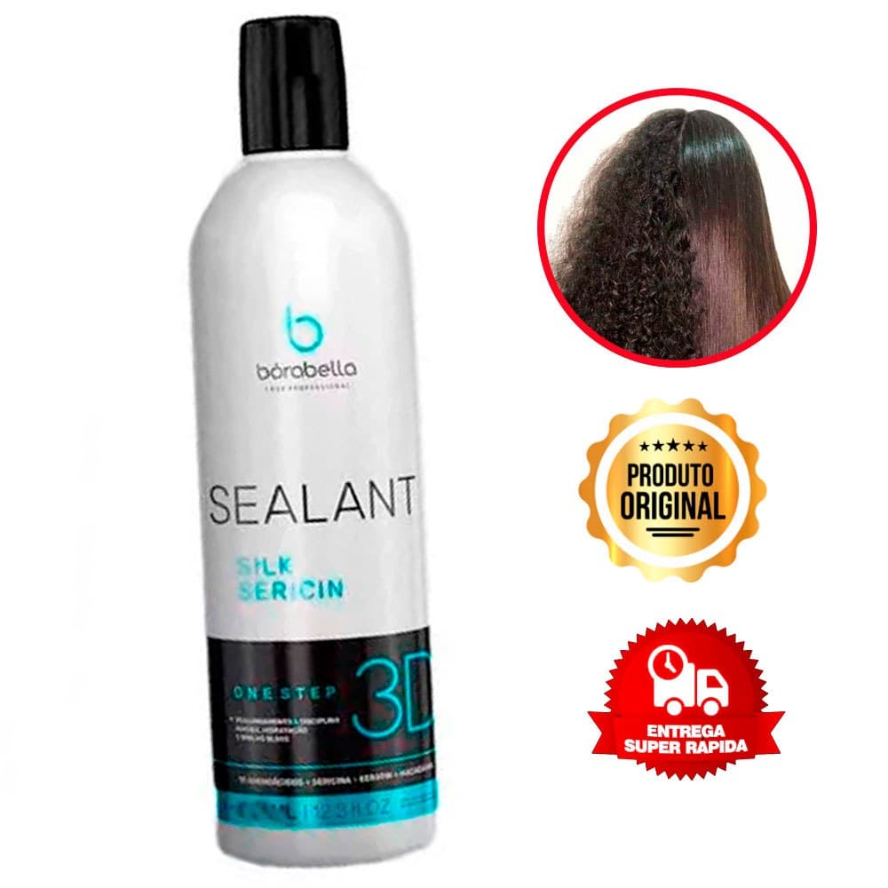 Borabella Selagem 3D Semi Definitiva Sem Formol Organica 90ml Alisa cabelo