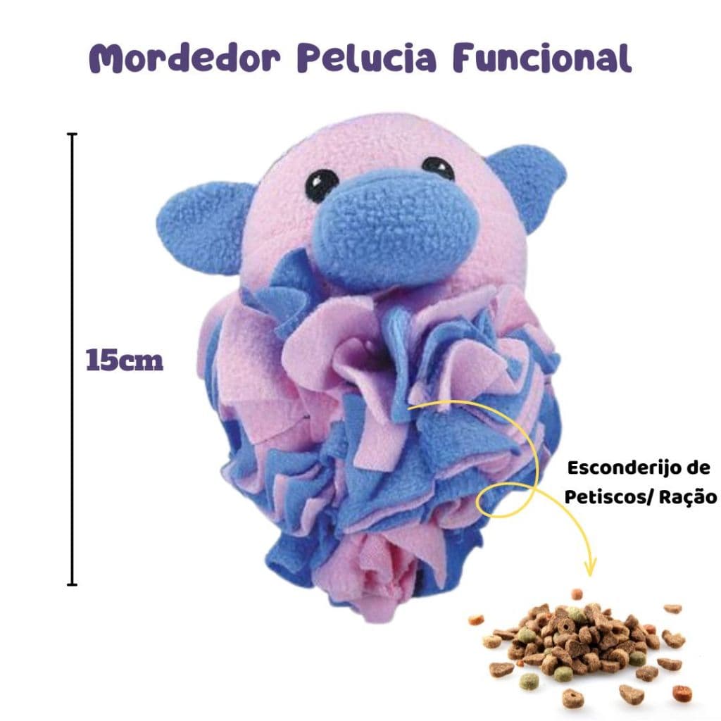 Brinquedo Mordedor Para Pet Animais funcionais em feltro Pelucia - Jambo Pet