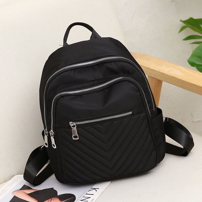 Mochila Feminina de Alumínio Com estojo Textura Bordada   modelo1200 Promoção