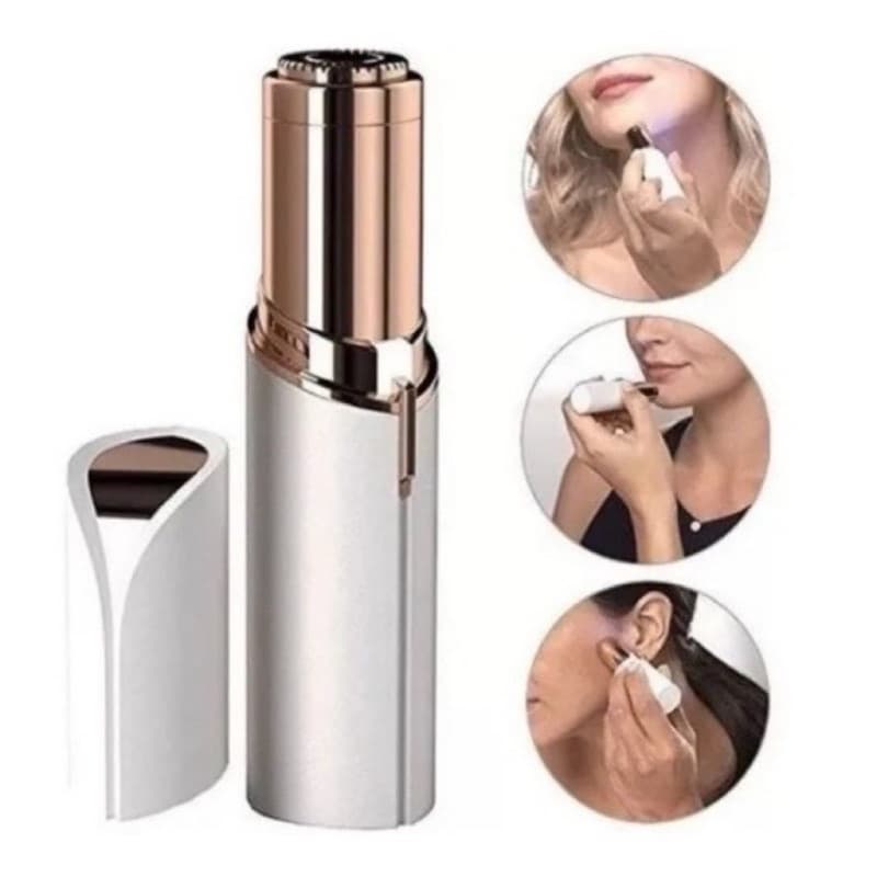 Batom Portátil Depilador Facial Buço Rosto Aparador Pelos USB