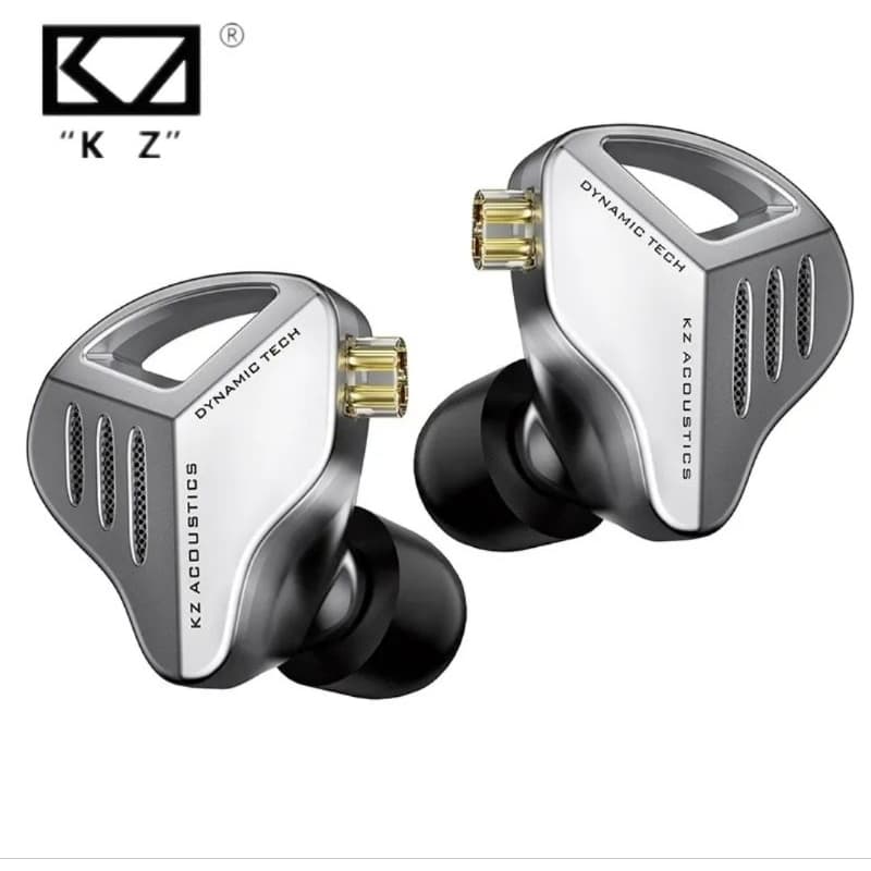 Fone KZ ZVX Hi Fi Profissional retorno de palco estúdio alta qualidade e fidelidade sonora