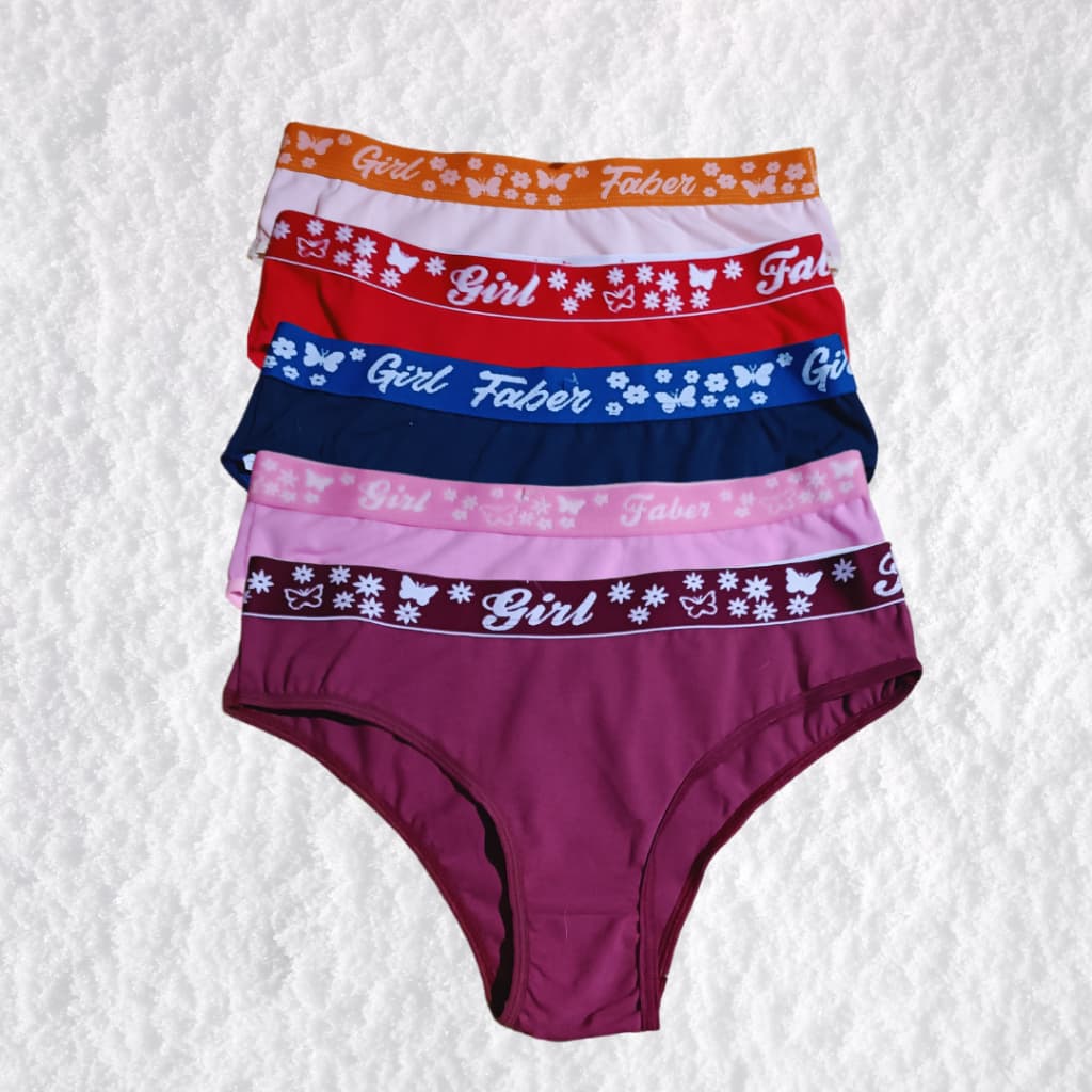 Kit com 3 Calcinha Tanga Conforto com Elástico
