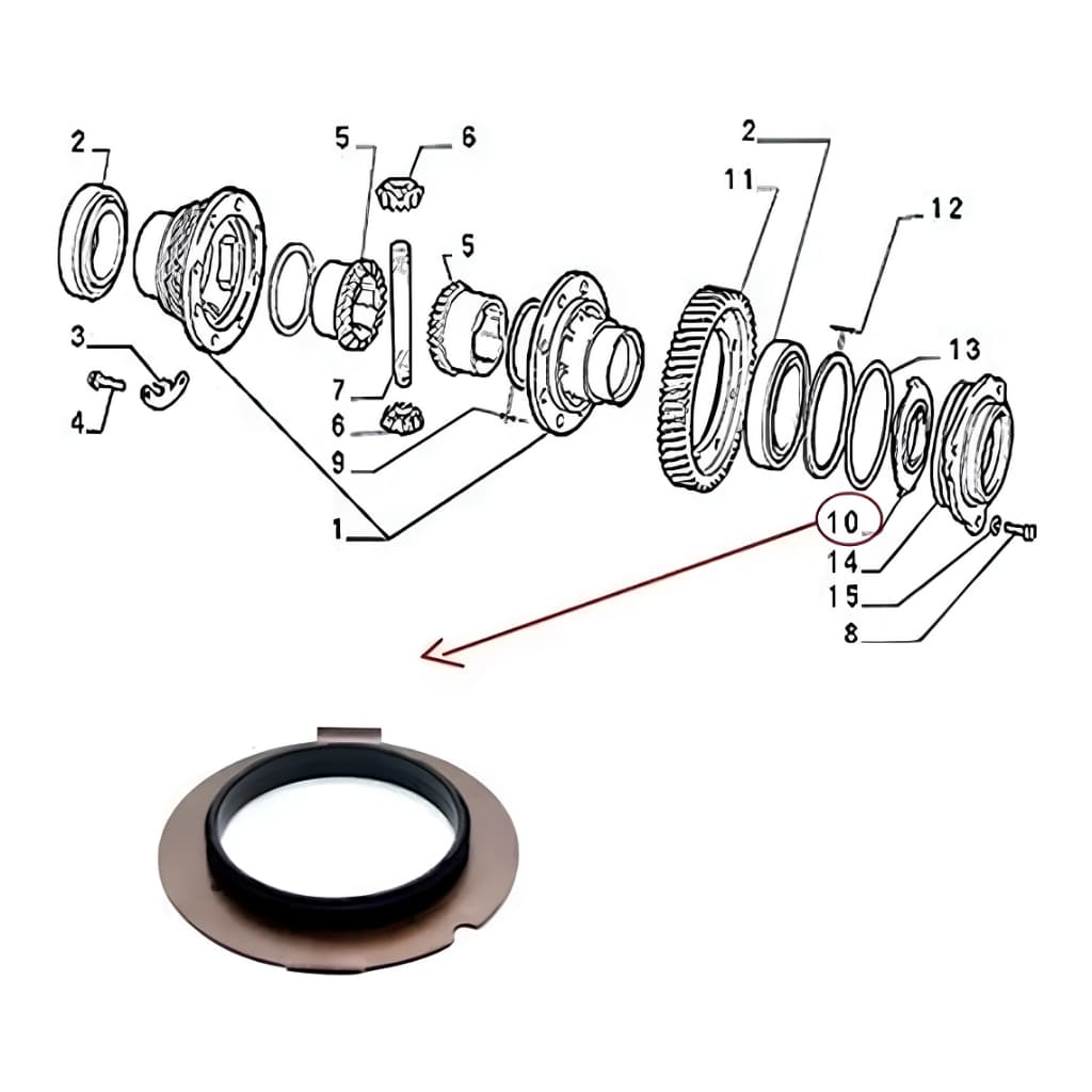 Retentor Defletor Semi Eixo Fiat Uno Palio Strada Siena Tipo 7634888