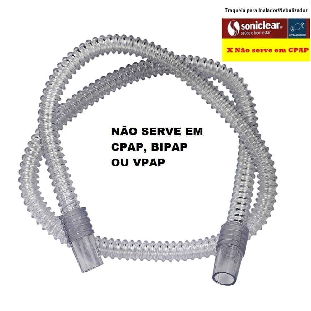 Mangueira Traqueia Compatível Com Inalador Pulmosonic Anvisa