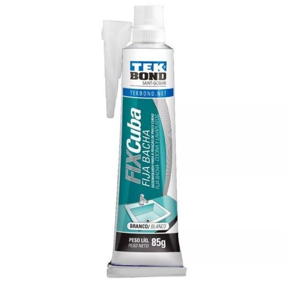 Adesivo fixcuba para fixa de pias e cubas 85g Tekbond
