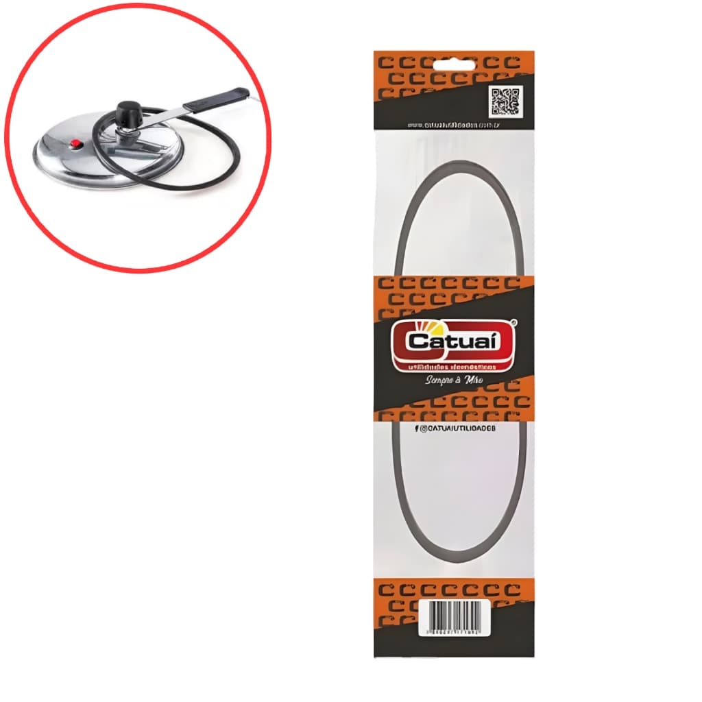 Borracha Para Panela De Pressão 4,5 Litros Anel De Silicone Universal Catuí