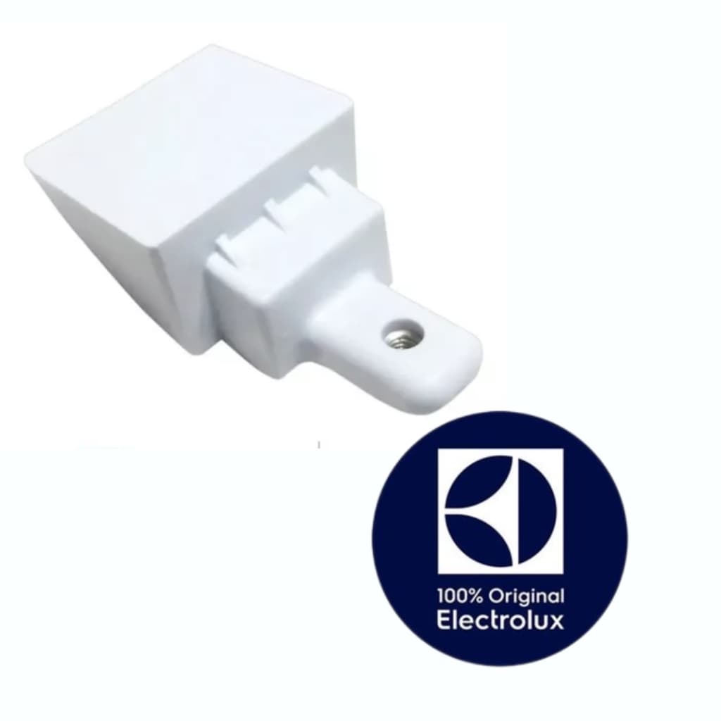 SUPORTE BRANCO PUXADOR PARA REFRIGERADOR ELECTROLUX ORIGINAL - DF42 DF51 DF52 DF53 DF54 -67405516