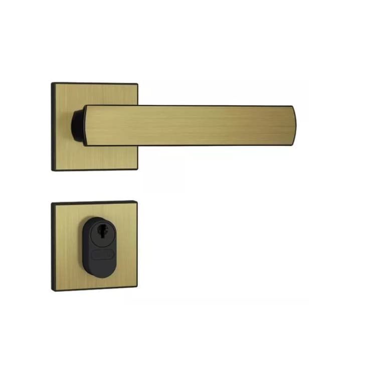 Fechadura de Porta Externa Stam 803/35 Portas Madeira/Alumínio Broca 40mm - Oxidado Ecoat