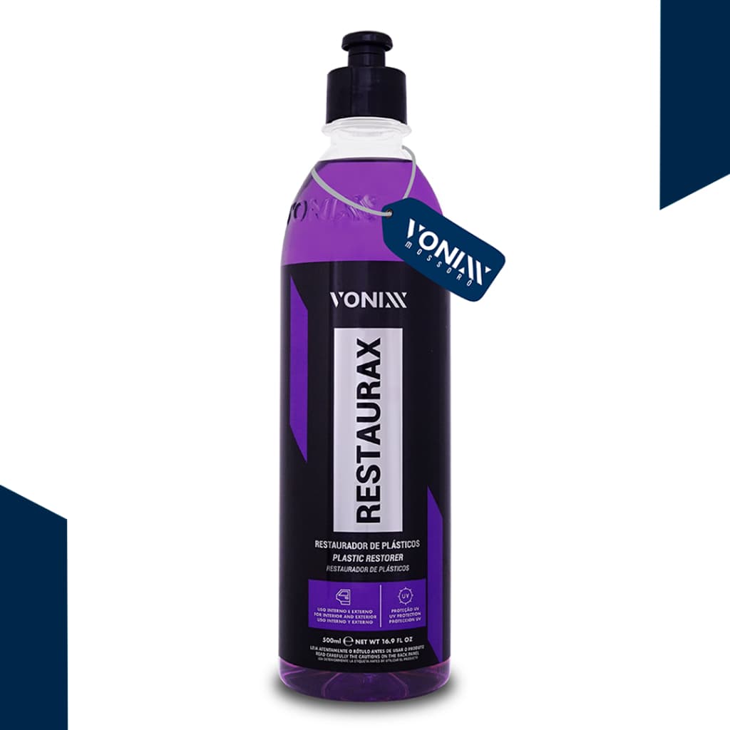 Restaurador de Plásticos Externos Internos Restaurax Vonixx 500 ml