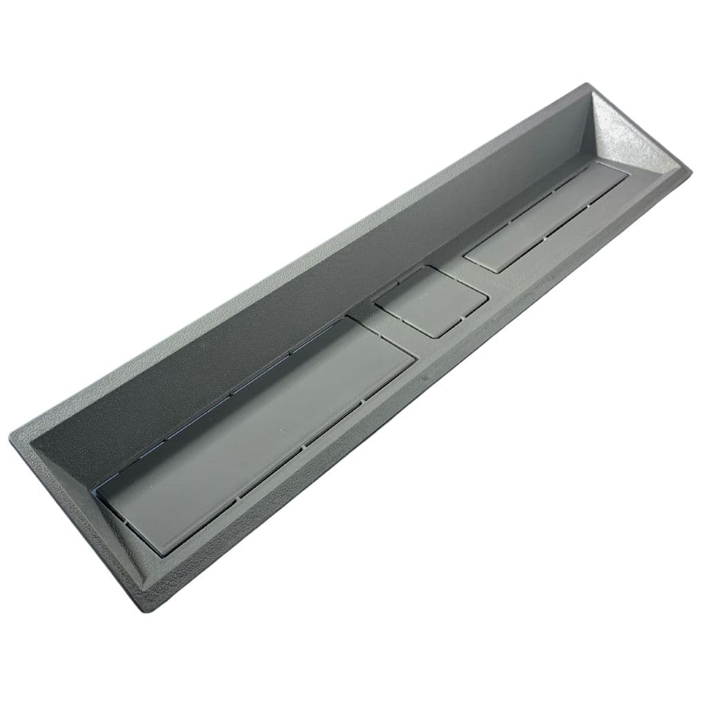 01 Moldura Painel Rádio Plástico Caminhão Mb Ln / hpn /  710 / 1618