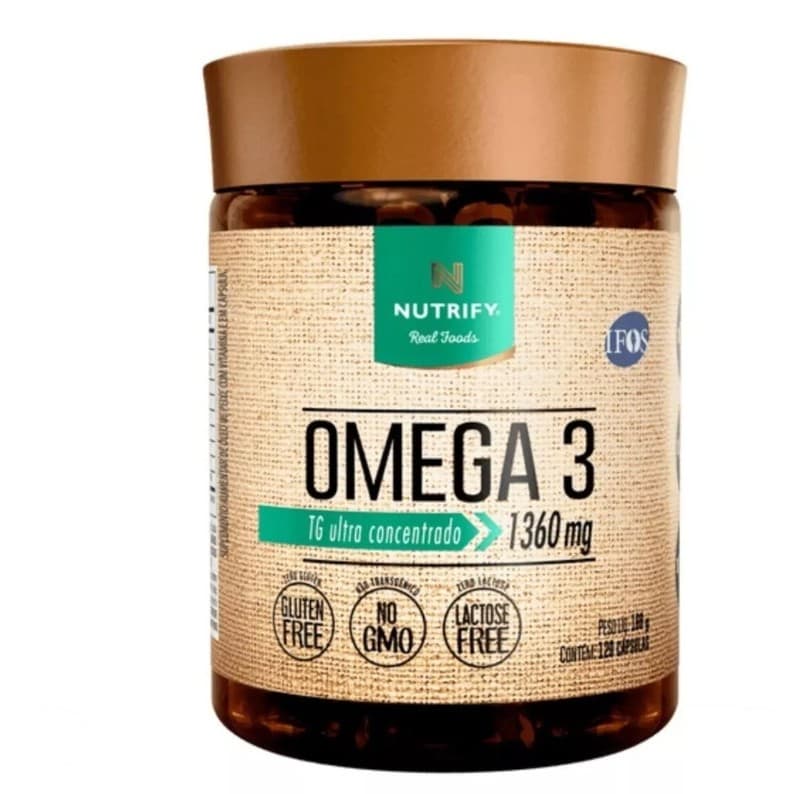Ômega 3 Tg - 1361mg - 521mg Dha - 840mg Epa Nutrify 120 Cáps Sabor 120 Cápsulas