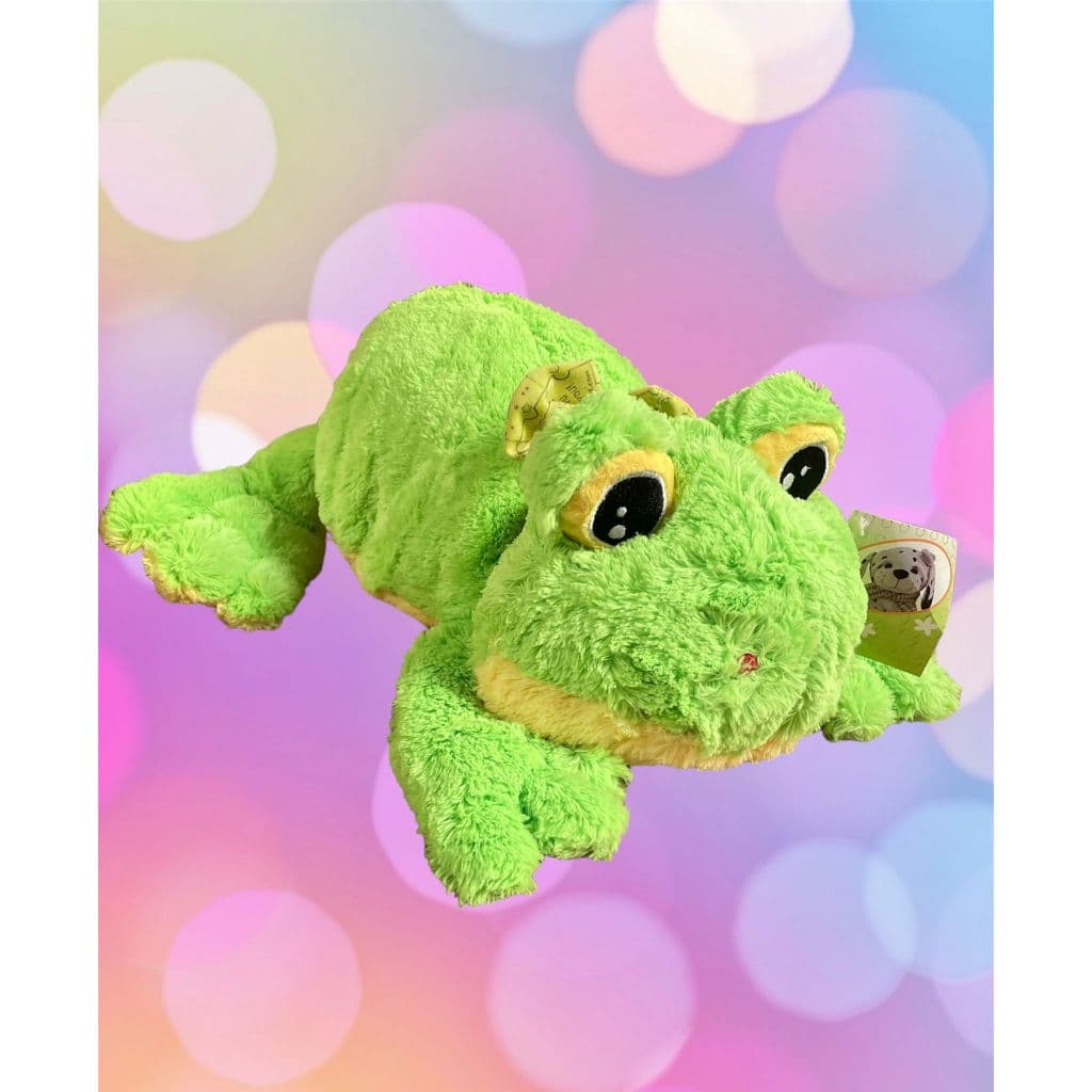 Sapo De Pelúcia Super Fofo Deitado 50cm Decoração