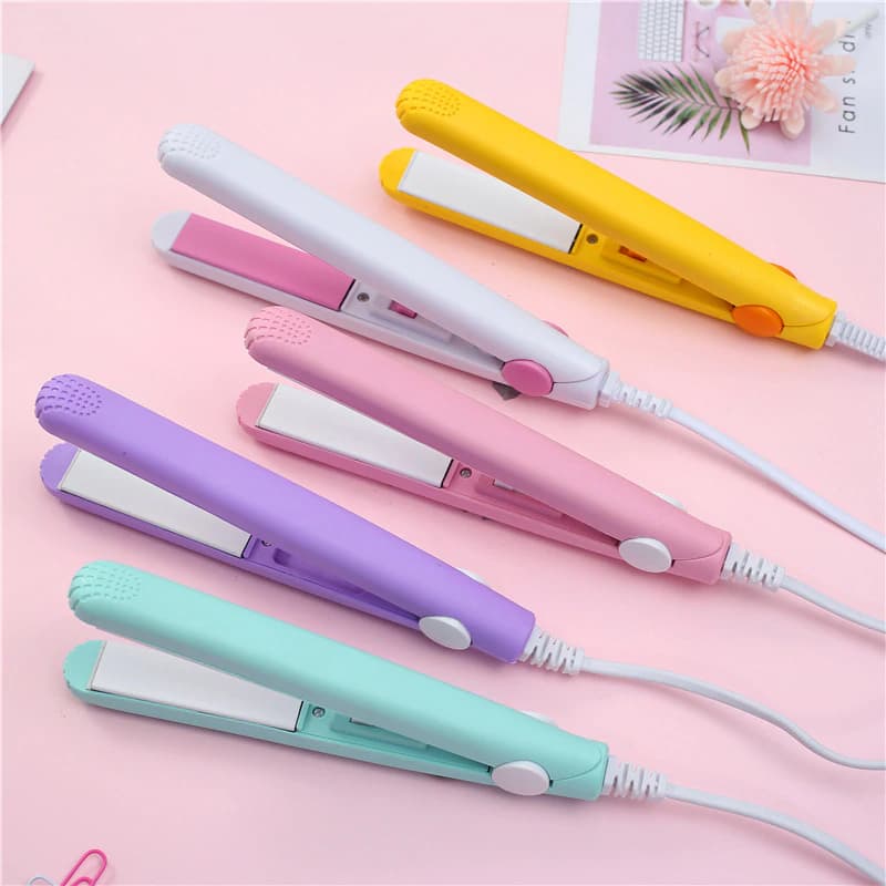 Mini Chapinha Prancha de Bolsa Portátil Cabelo Bivolt Cor Aleatoria