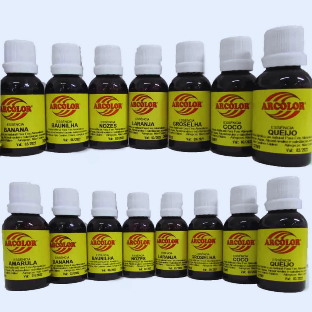 Essências para Culinária de diversos sabores - 30 ml Arcolor - Rizzo Confeitaria