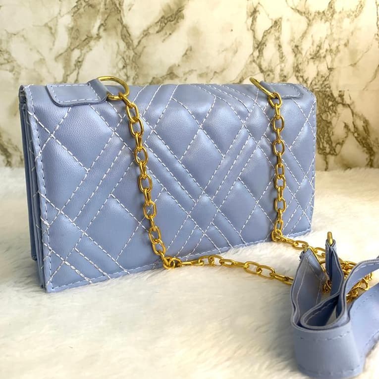 Bolsa Feminina Transversal Bordada pequena Luxo.