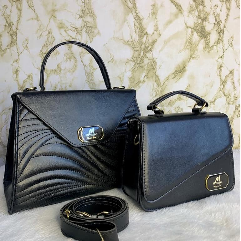 Kit bolsa feminina Baú Transversal e mini Bag.