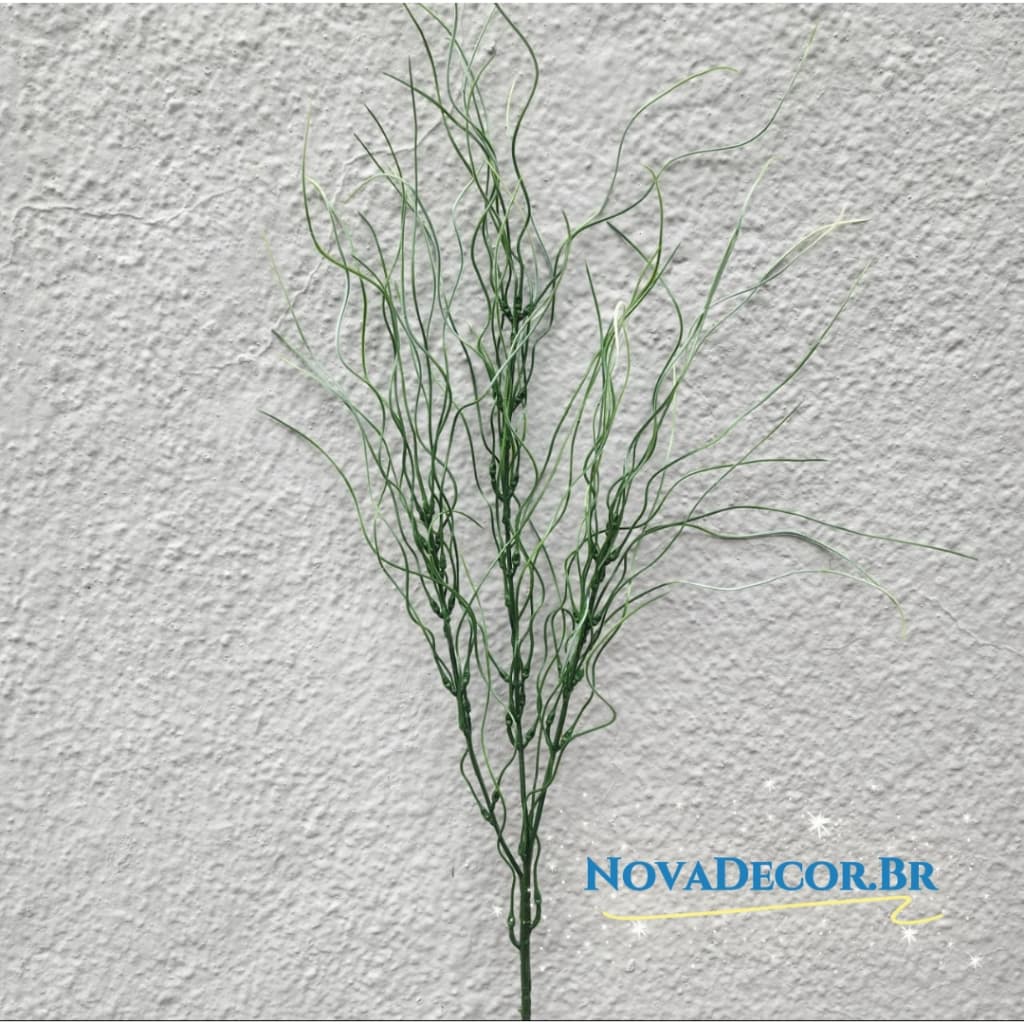Planta Matinho de folha Capim Verde Artificial Floral Folhagem P/ Decoração Arranjos, Decorar Festas mato e planta verde