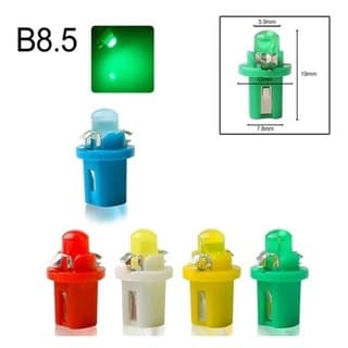 5 x Lâmpada led Automotiva T5 B8.5 de Led Pinguinho soquete b8.5 Led SMD 5050 Painel Carro Moto
