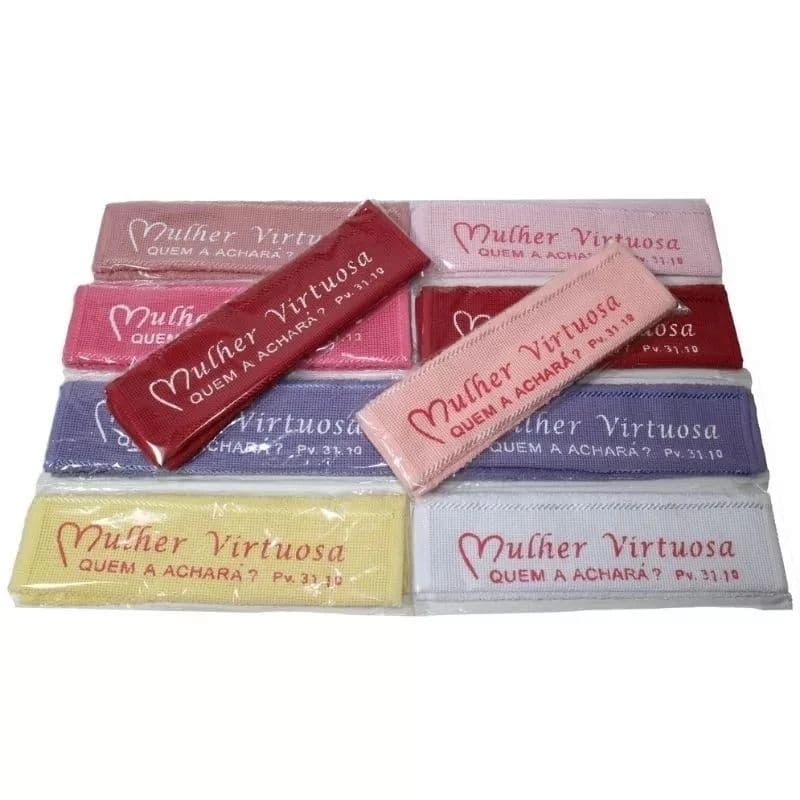 15 toalhas mulheres virtuosa lembrancinhas evangélicas