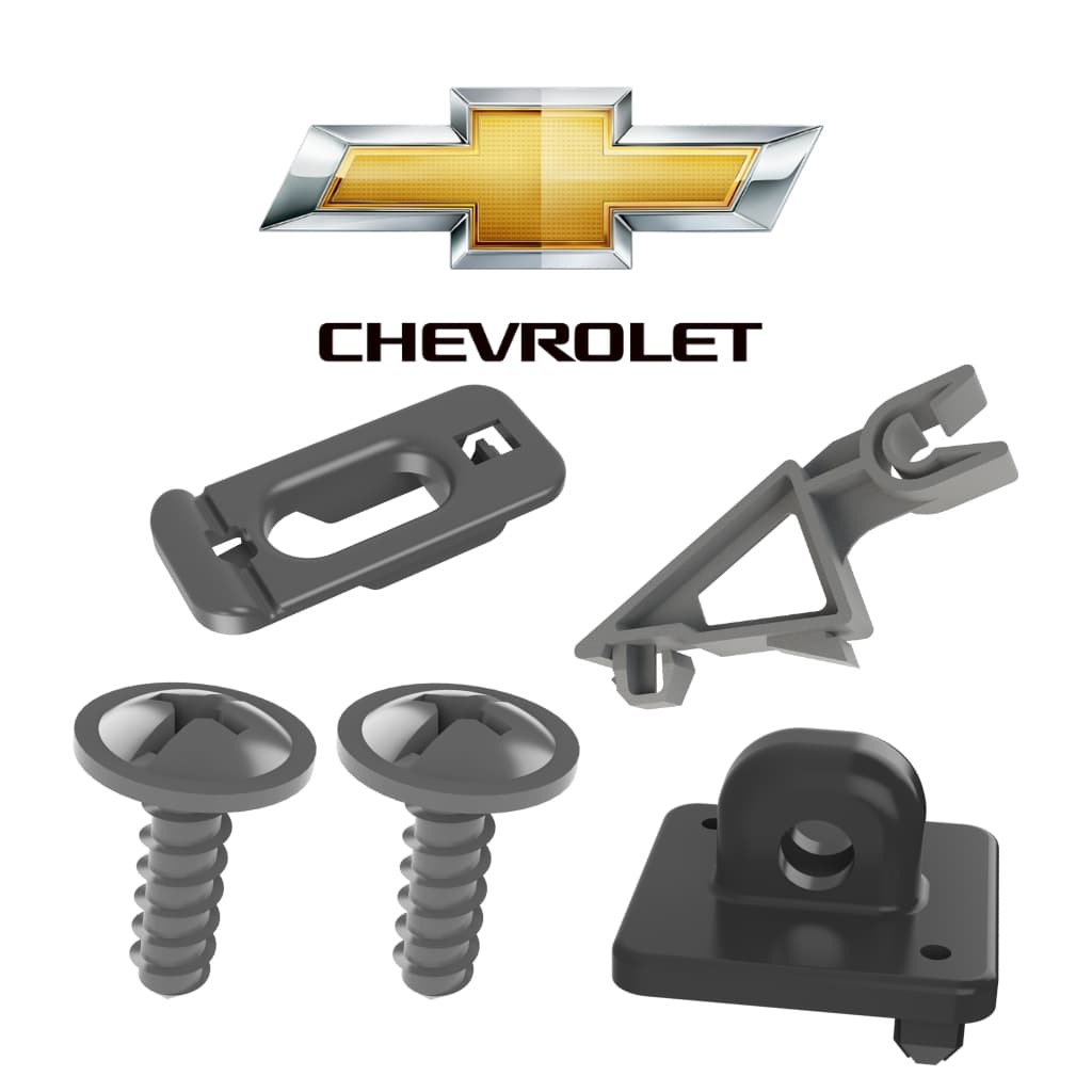 Kit De 5 Peças Do Haste Da Vareta Do Capô Chevrolet para Astra Hatch Wagon [ Sustentação + Descanço + Articulação ]