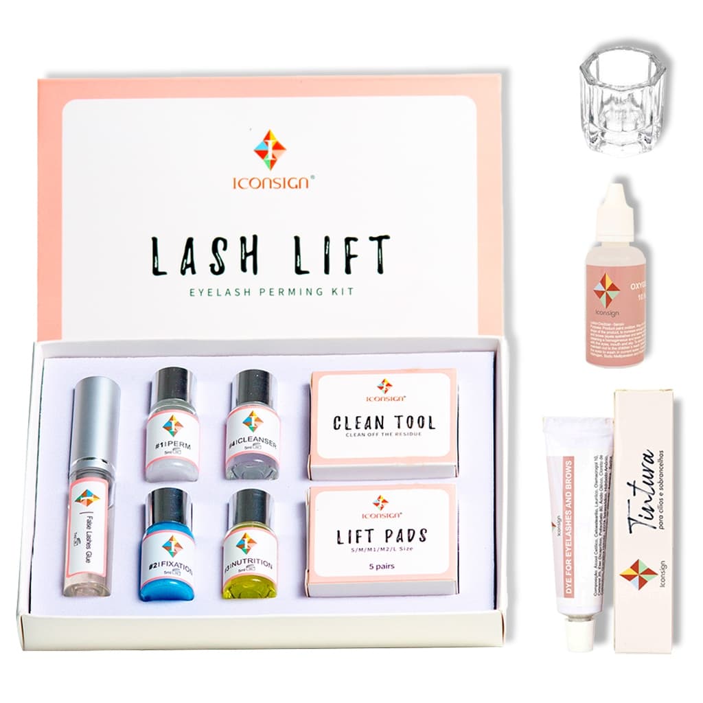 Kit Completo Lash Lifting Iconsign Para Cílios Preto