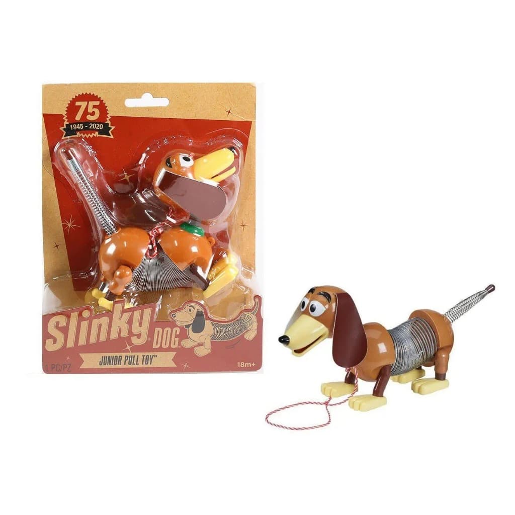 Cachorro Slinky Dog Junior Pull Toy Cachorro De Mola Toy Story 4 de 1975