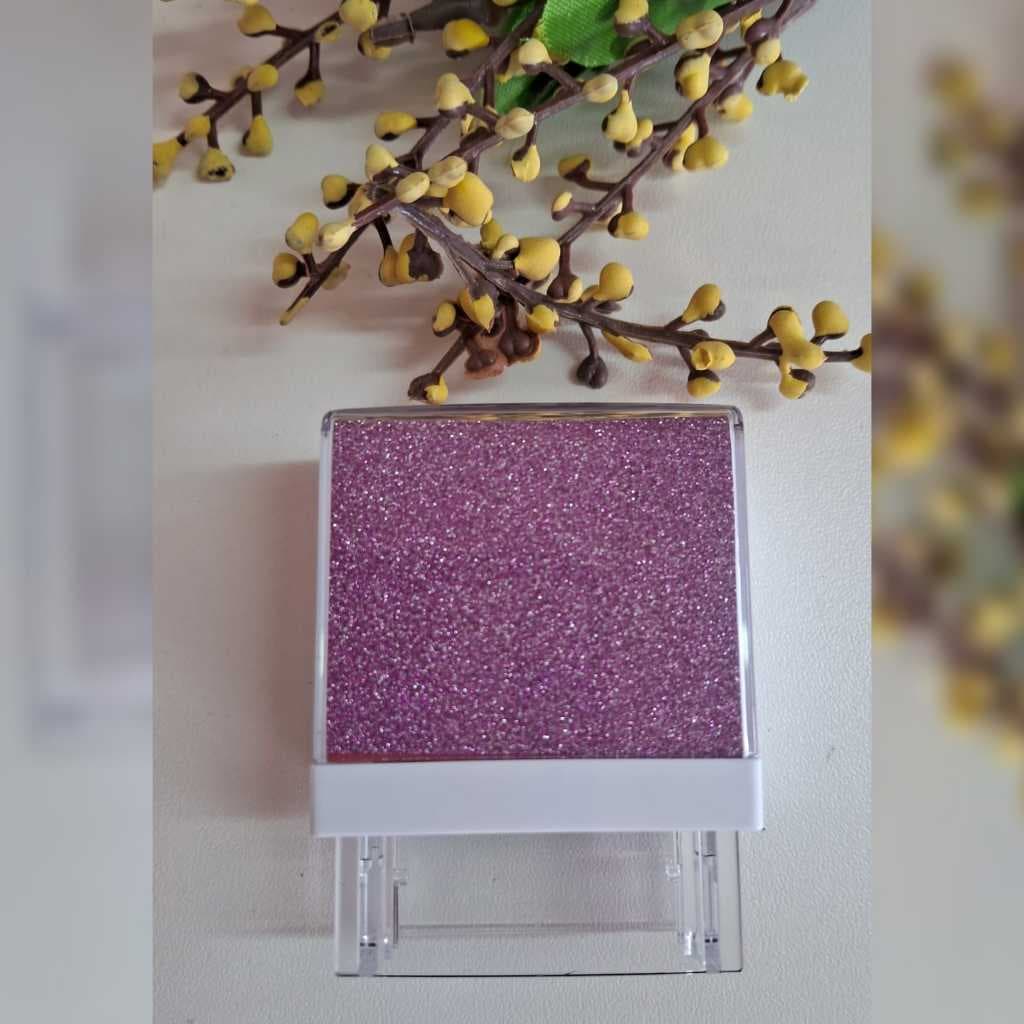 Carimbos Automáticos  com Glitter C10