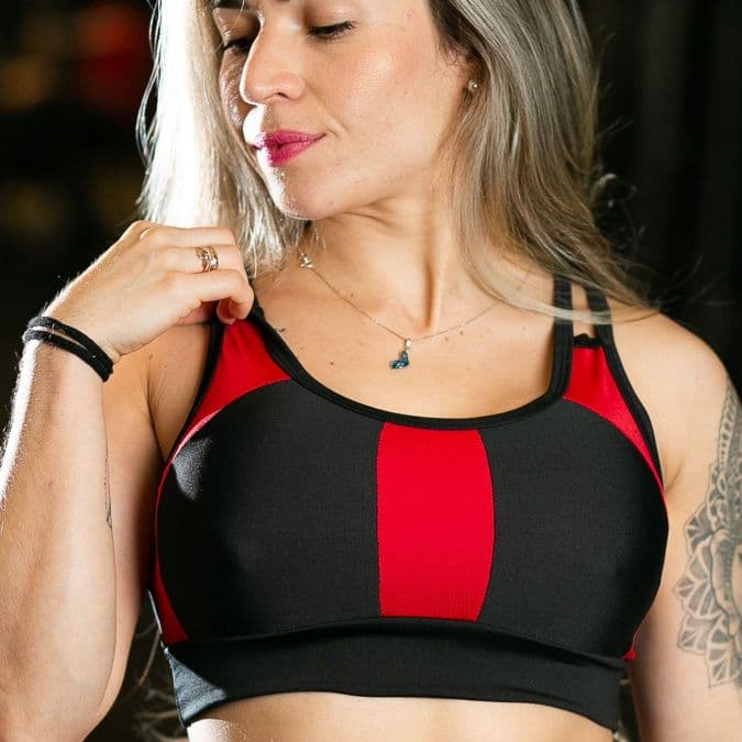 Top Rainha Suplex Academia Moda Feminina Para Malhar Fitness Plus Size