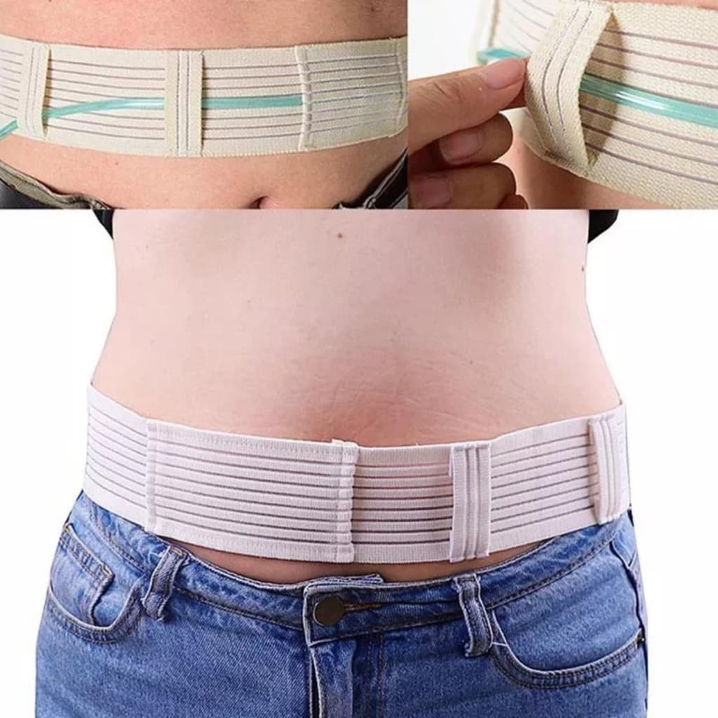 Cinto Abdominal Respirável Ajustável Diálise Peritoneal