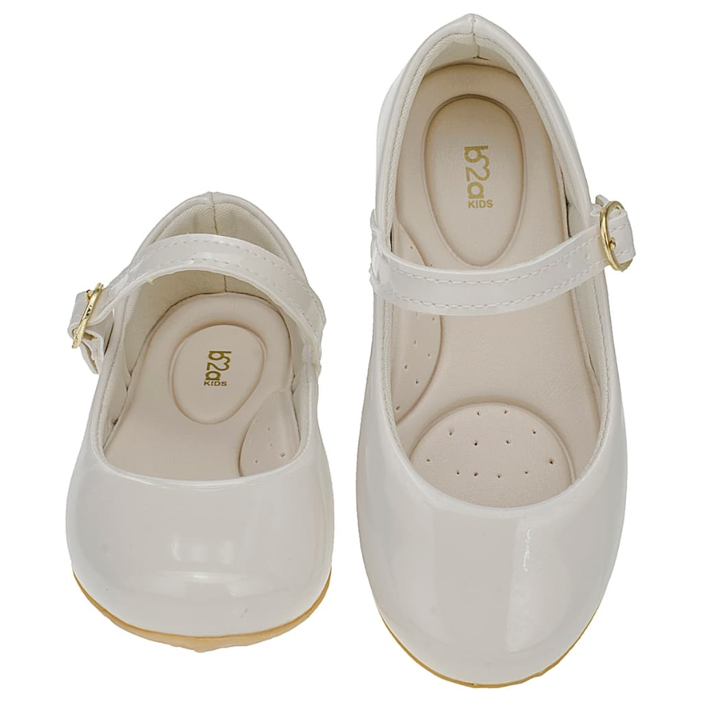 Sapatilha Infantil Básica  Boneca White Confortável Moda Festa Passeio 2001 - 20 ao 27 Menina