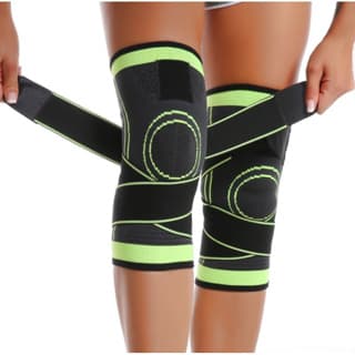 Joelheira Alivia Dor Confortavel nylon Compressão Proteção Ajustável Fitness Academia