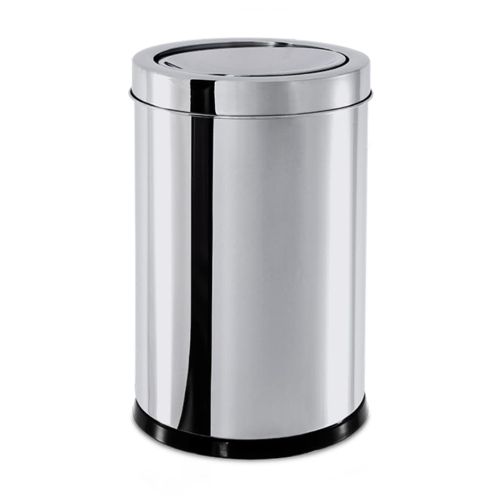 Lixeira Com Tampa Basculante Brinox Decorline 7,8 Litros Aço Inox