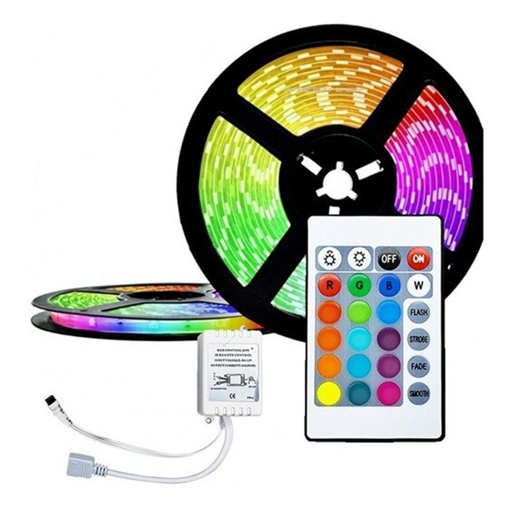FITA LED ULTRA RGB De 5 Metros Com Controle SEM ou COM FONTE Ou Somente a Fonte