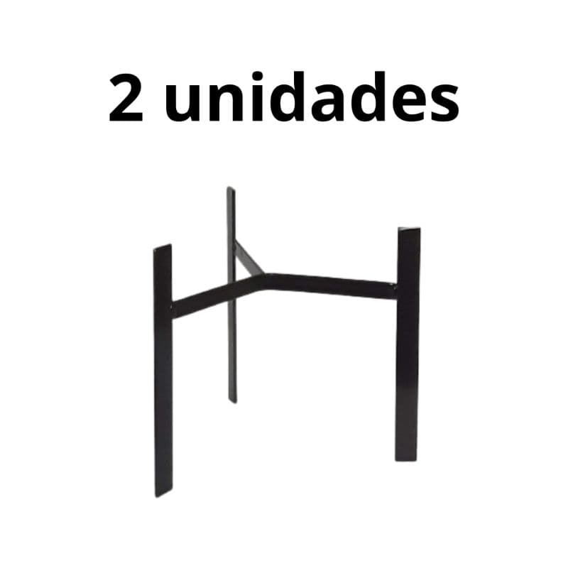 kit 2 suportes para vaso de plantas 20x17cm