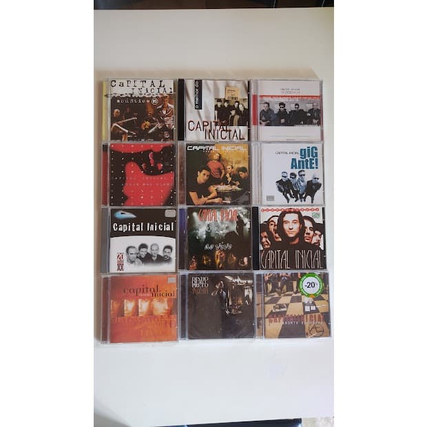 Capital Inicial - lote cd`s + dvd`s