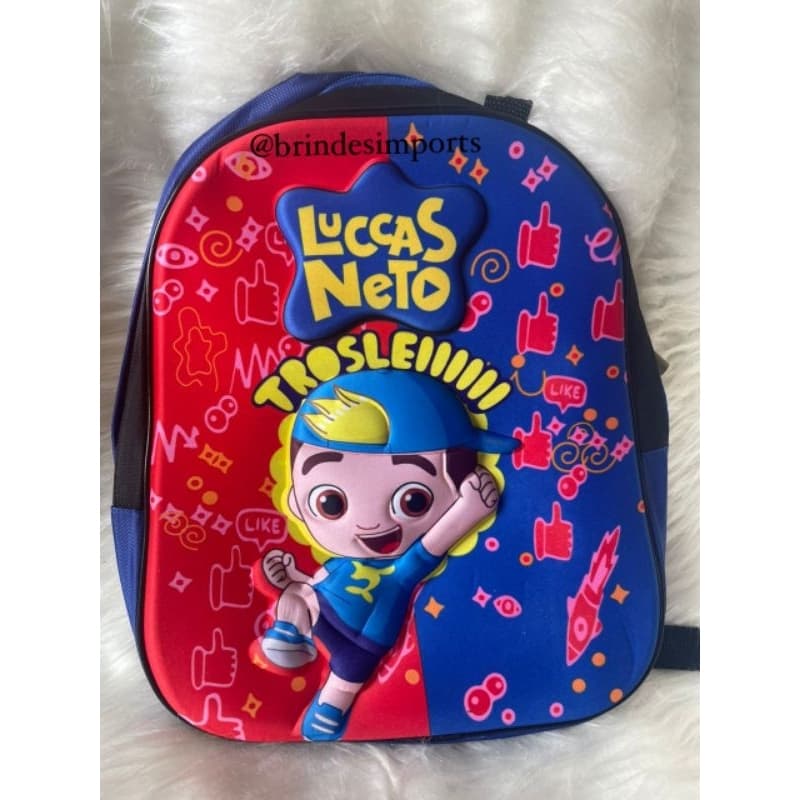 Mochila escolar 1 Ziper Luccas Neto J19929