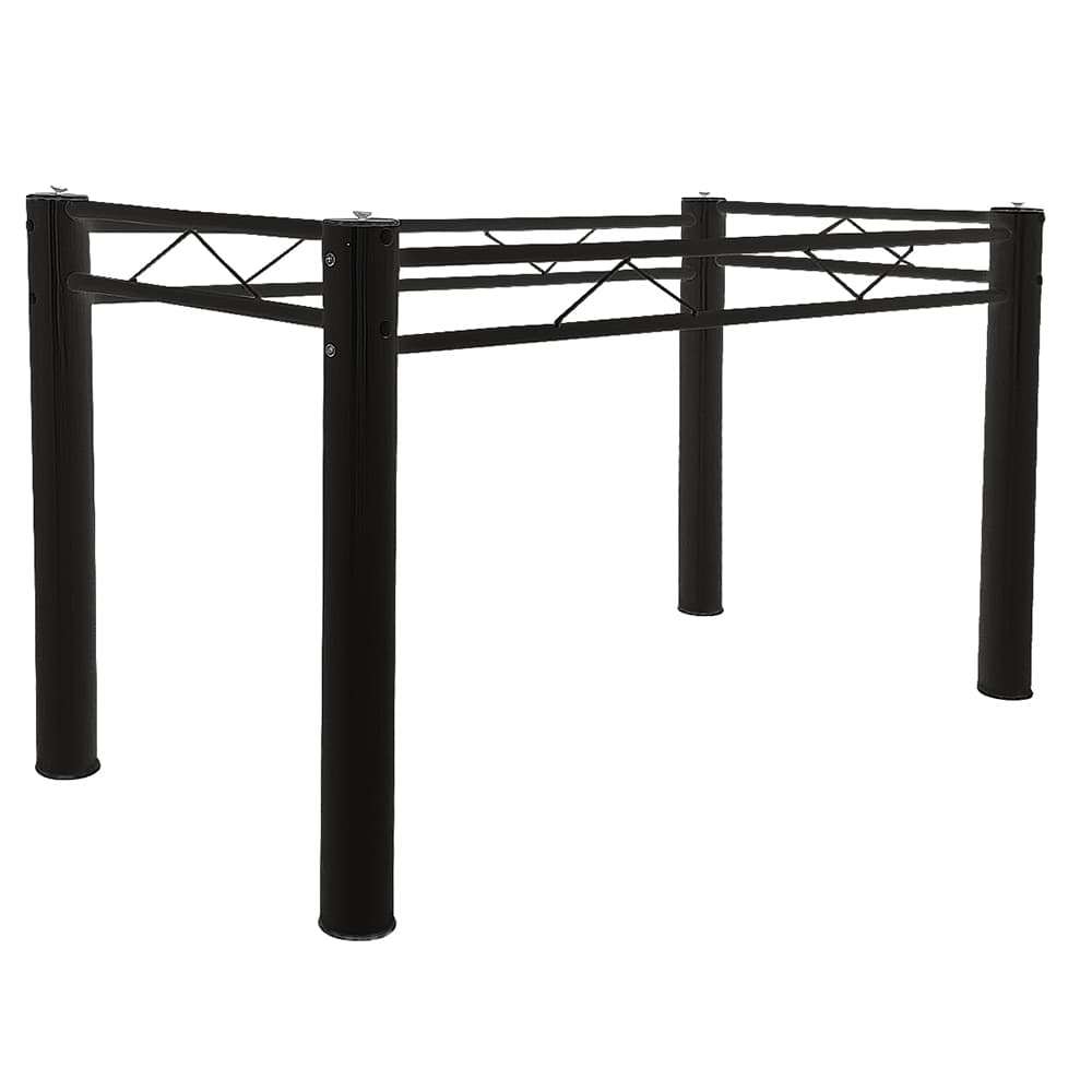 Base Pés de Mesa Retangular Reforçada P/ Tampos Granito Madeira 1,20 Ql