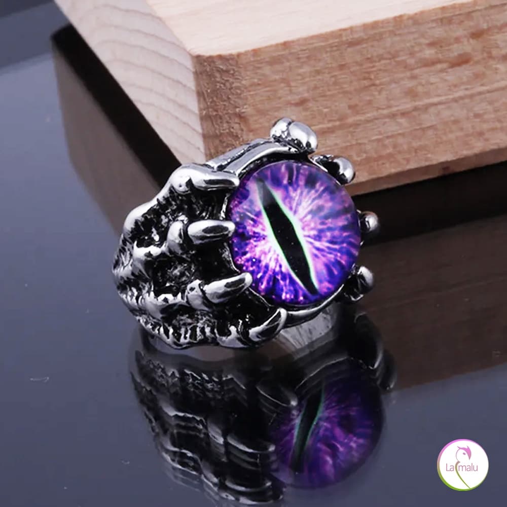 Anel Bijuteria Olho de Dragão - Garras de Dragão - Mãos Caveira - Várias Cores