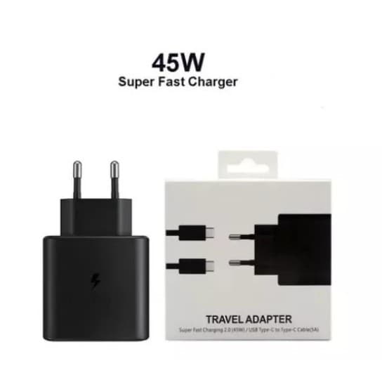Carregador Turbo 45W Carregar Super Rápido USB C+Cabo Tipo C S8 S8 plus S9 S9 Plus Ss10 S10 plus S10 lite A51 Aa71 s10 lite