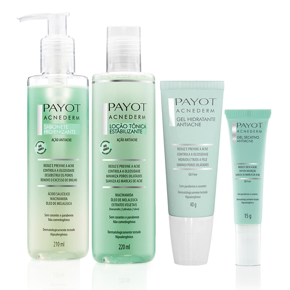Kit Família Acnederm Payot